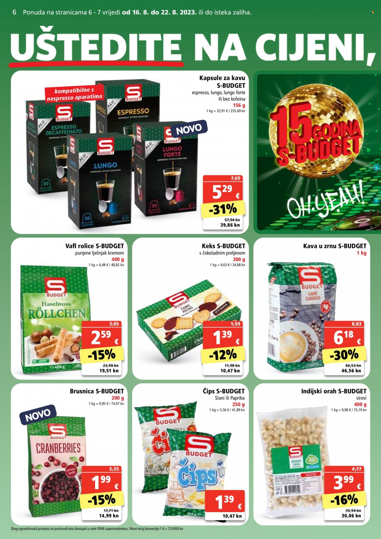 SPAR katalog - 16.08.2023. - 22.08.2023. Stranica 6