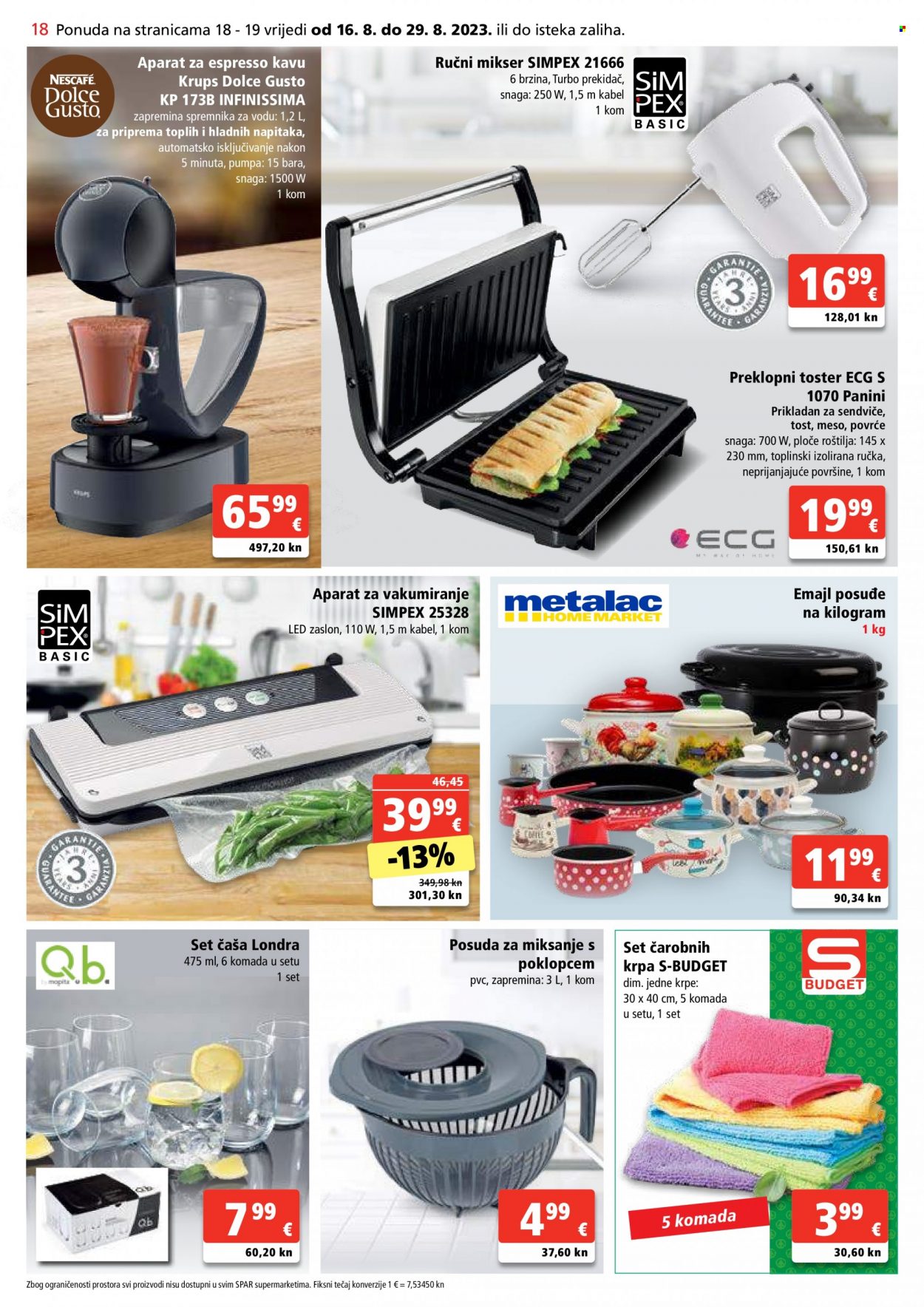 SPAR katalog - 16.08.2023. - 22.08.2023. Stranica 18