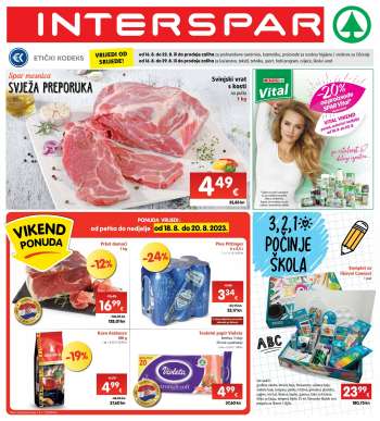 INTERSPAR katalog - 16.08.2023. - 22.08.2023.