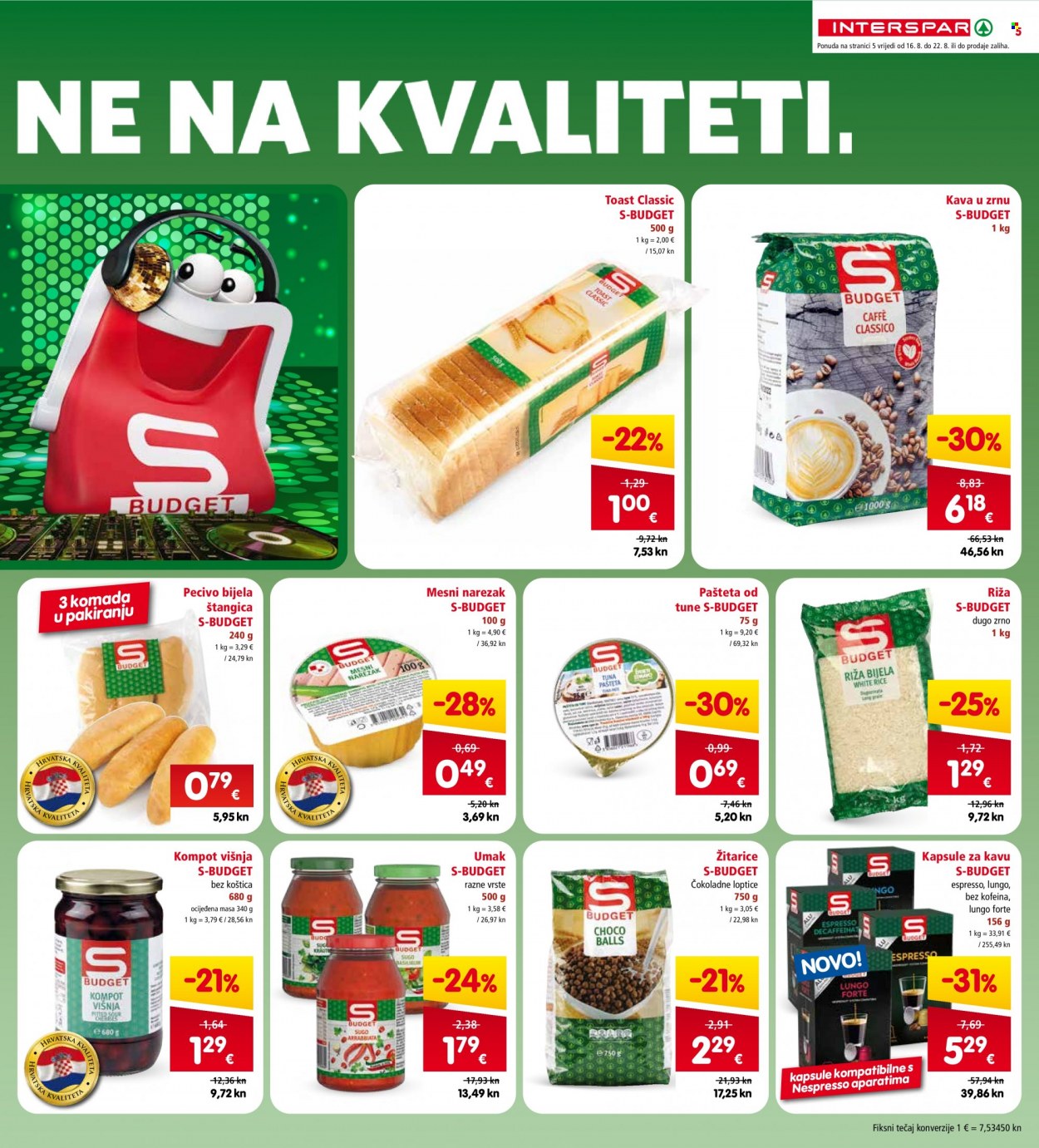 INTERSPAR katalog - 16.08.2023. - 22.08.2023. Stranica 5