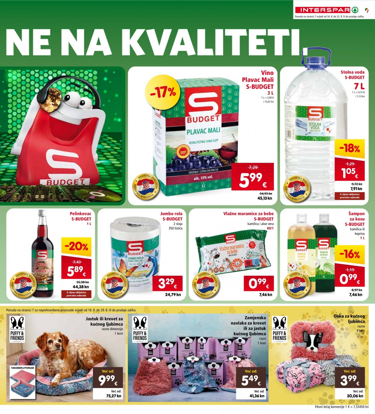 INTERSPAR katalog - 16.08.2023. - 22.08.2023. Stranica 7