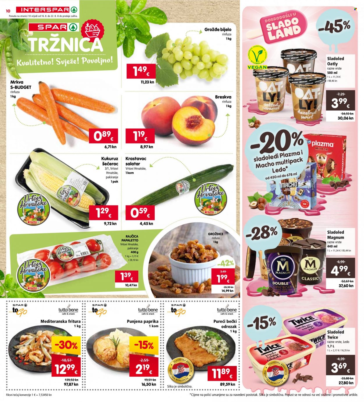 INTERSPAR katalog - 16.08.2023. - 22.08.2023. Stranica 10