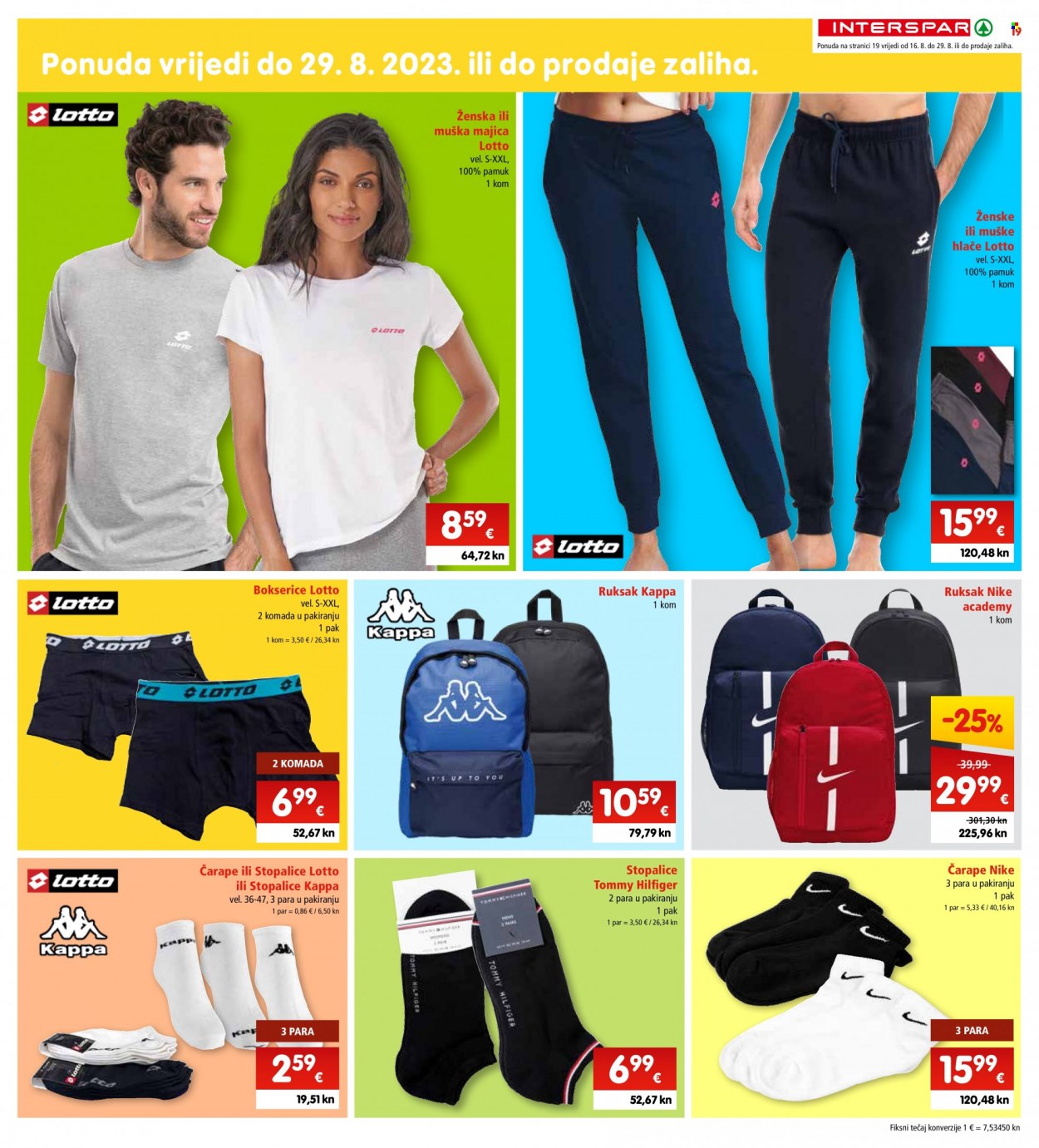INTERSPAR katalog - 16.08.2023. - 22.08.2023. Stranica 19