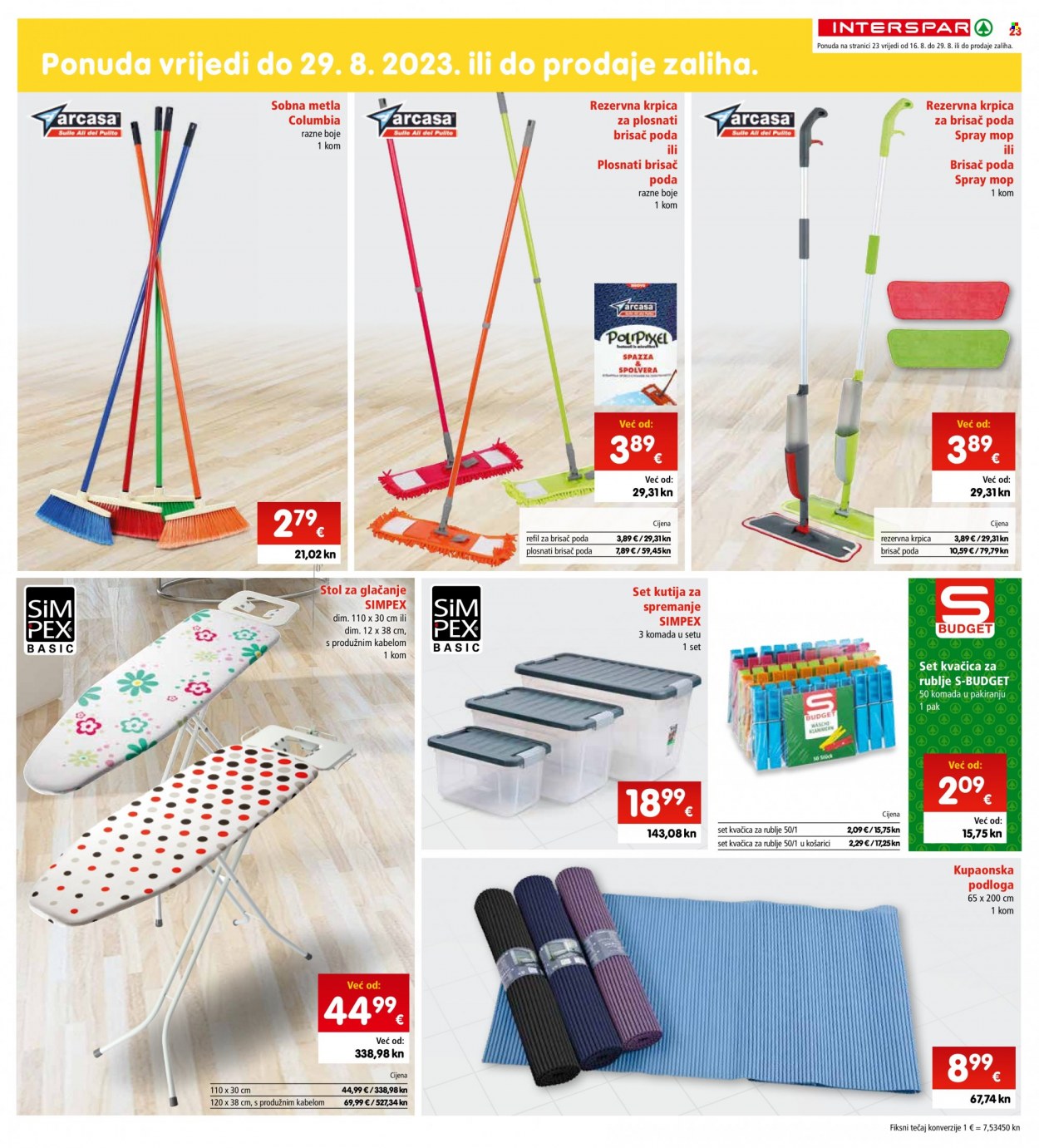 INTERSPAR katalog - 16.08.2023. - 22.08.2023. Stranica 23