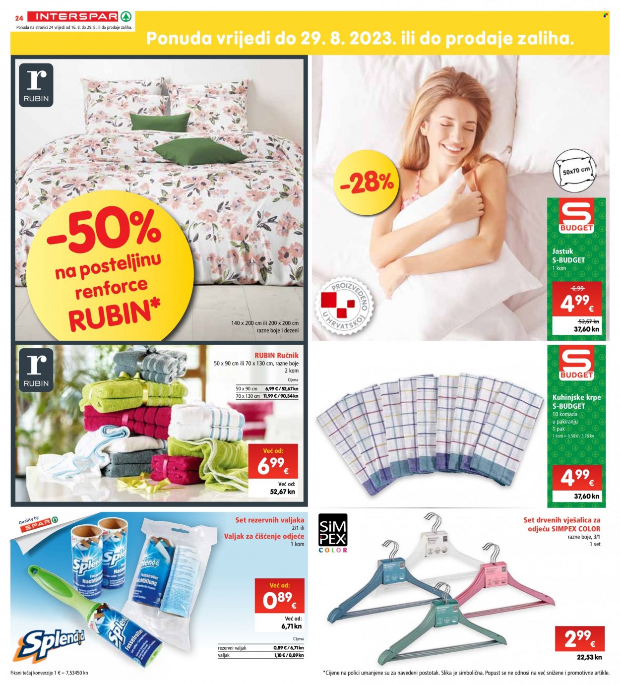 INTERSPAR katalog - 16.08.2023. - 22.08.2023. Stranica 24