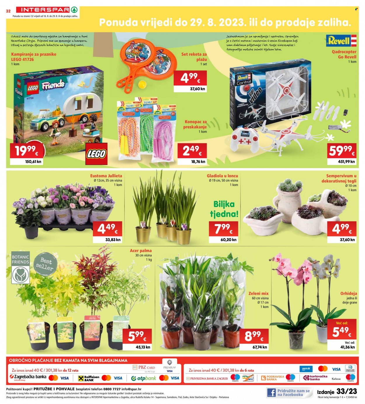 INTERSPAR katalog - 16.08.2023. - 22.08.2023. Stranica 32