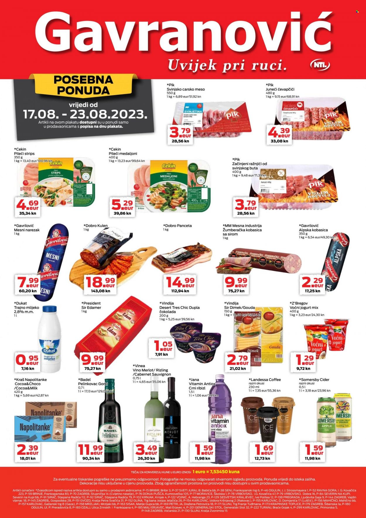 Gavranović katalog - 17.08.2023. - 23.08.2023. Stranica 1