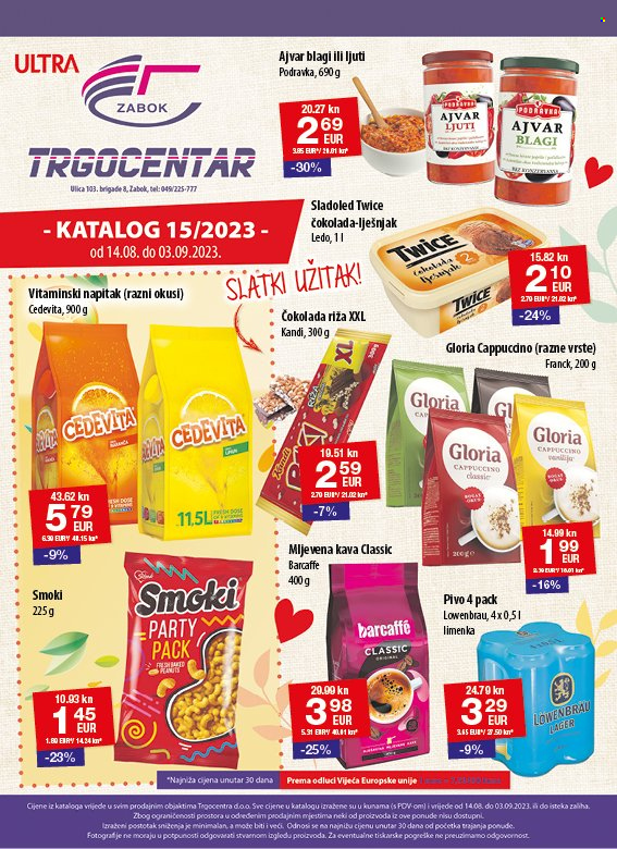 Trgocentar katalog - 14.08.2023. - 03.09.2023. Stranica 1
