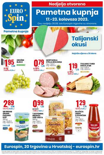 Eurospin katalog - 17.08.2023. - 23.08.2023.