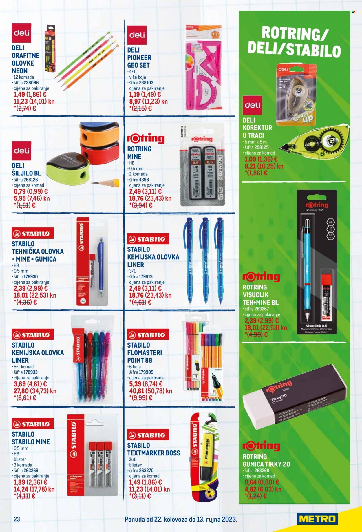 Metro katalog - 22.08.2023. - 13.09.2023. Stranica 23