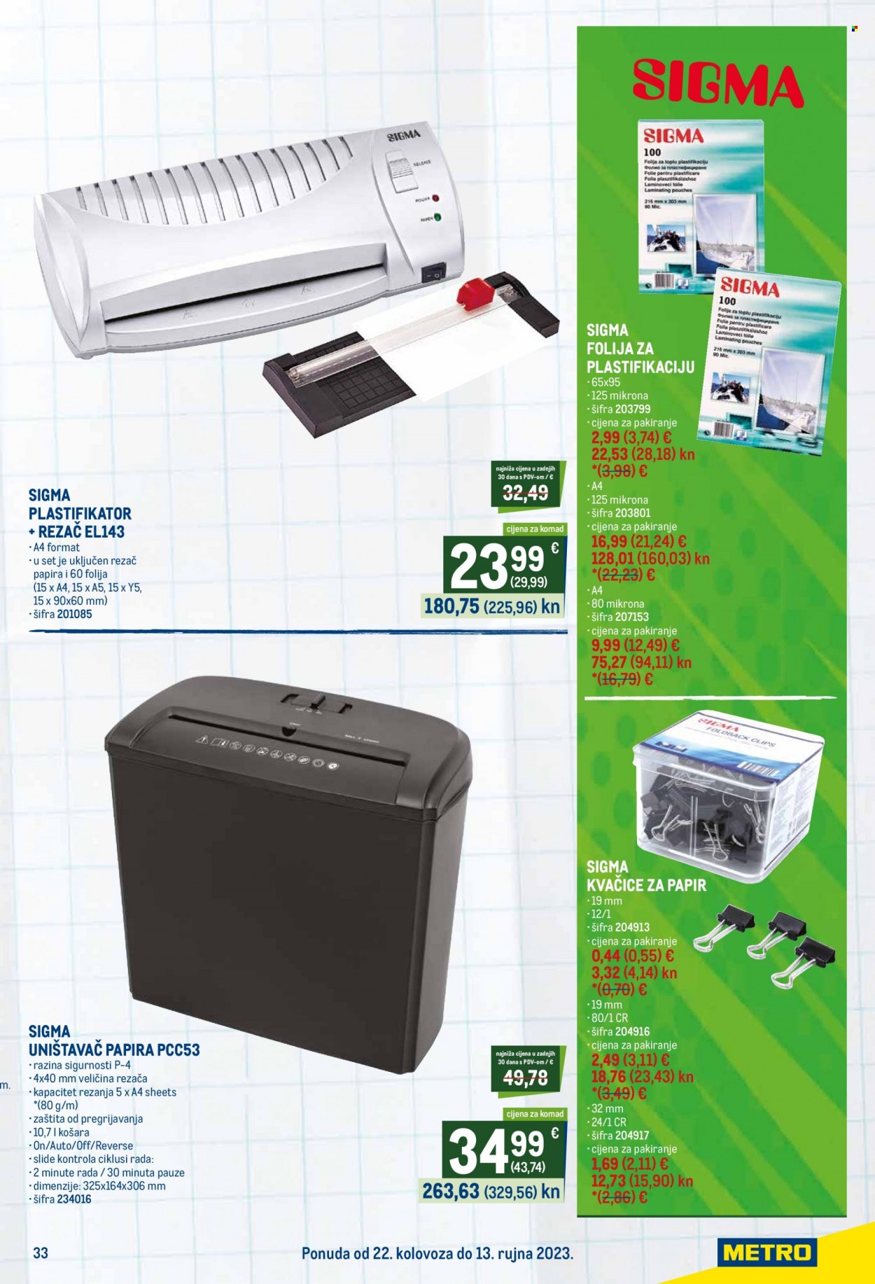 Metro katalog - 22.08.2023. - 13.09.2023. Stranica 33