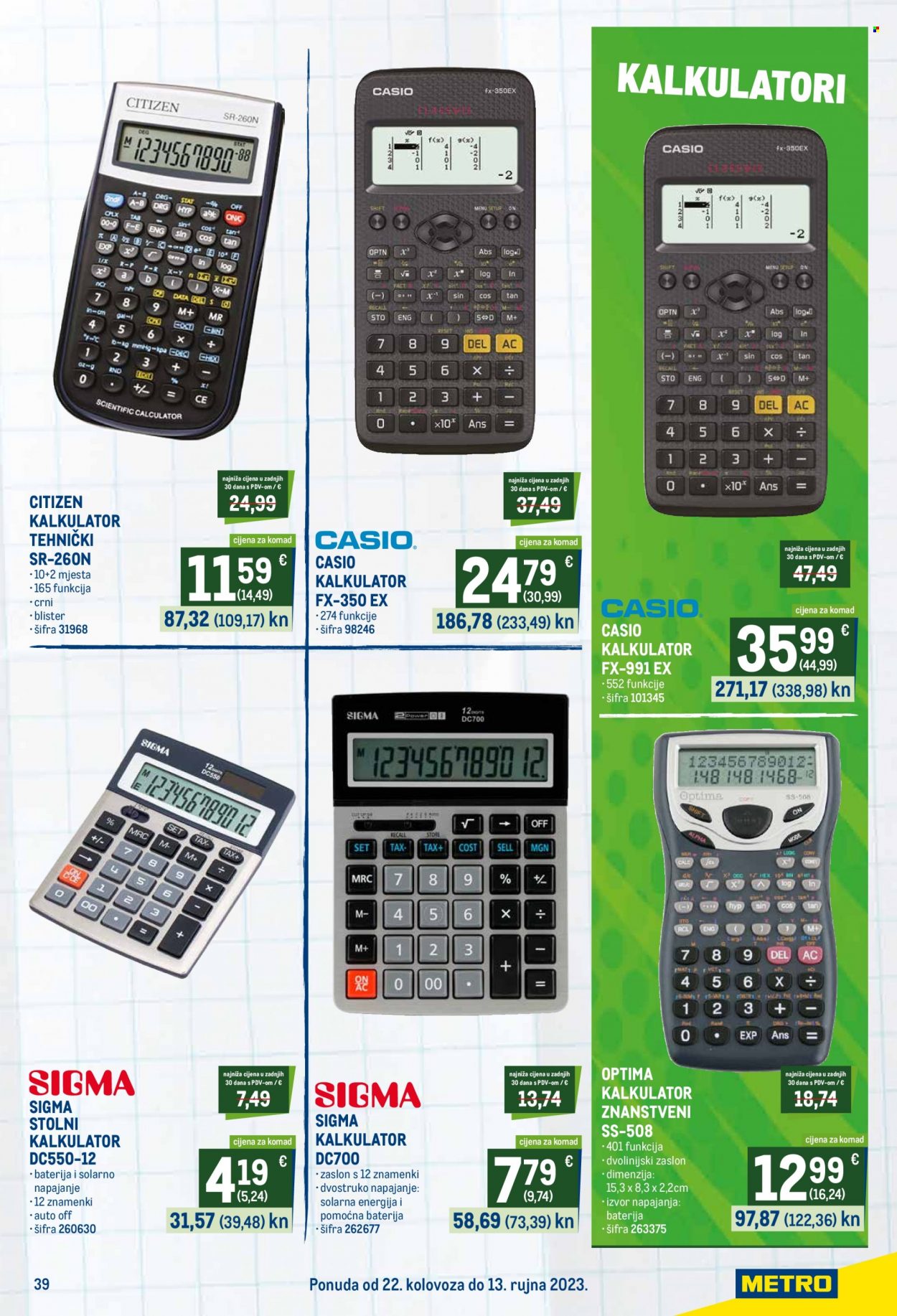 Metro katalog - 22.08.2023. - 13.09.2023. Stranica 39