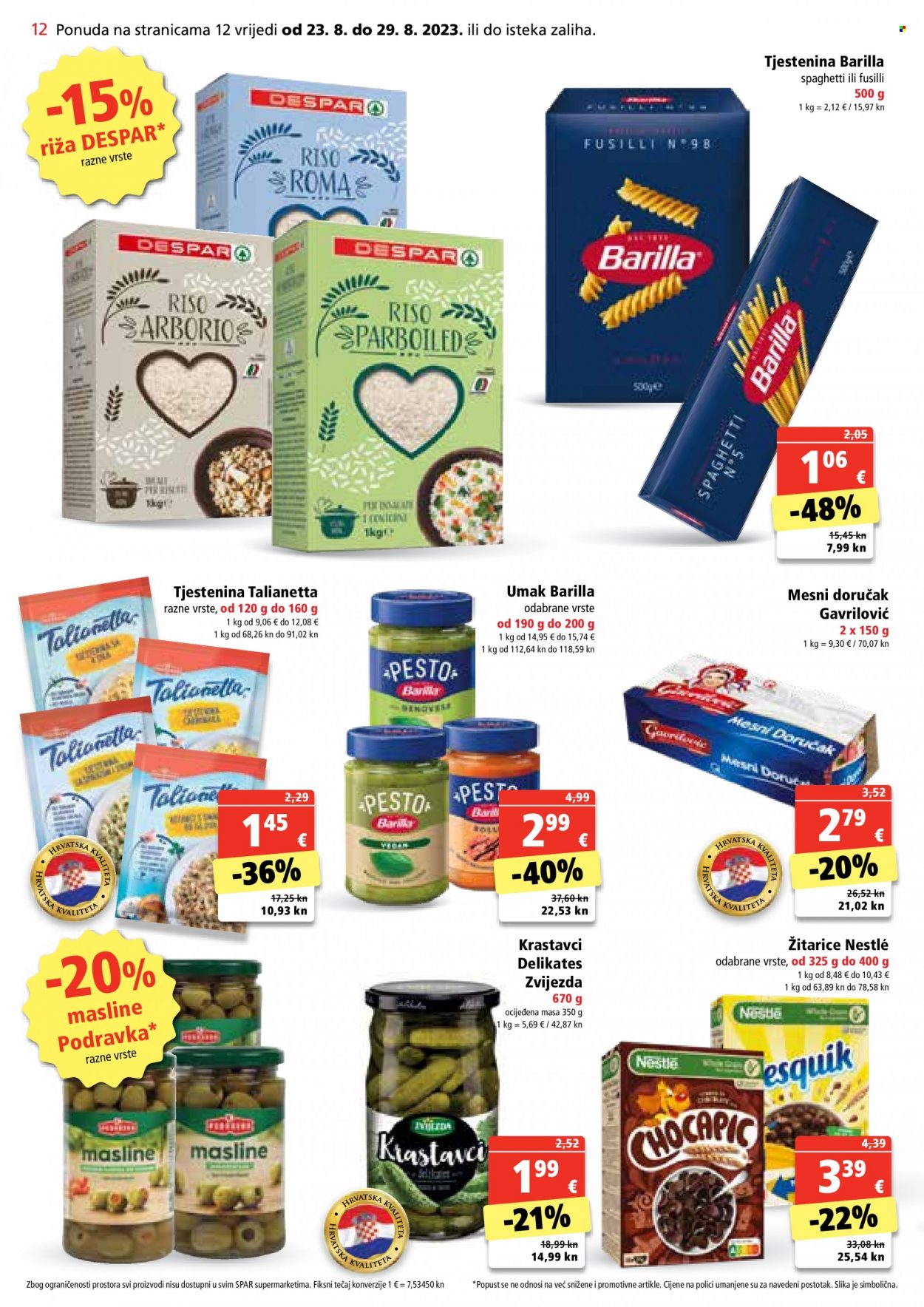 SPAR katalog - 23.08.2023. - 29.08.2023. Stranica 12