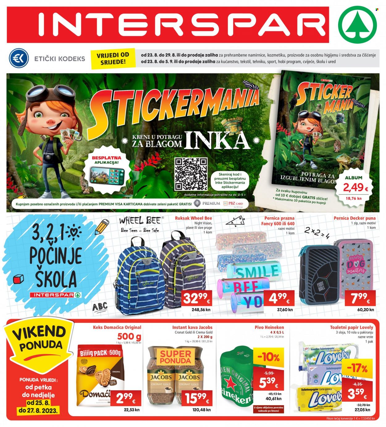 INTERSPAR katalog - 23.08.2023. - 29.08.2023. Stranica 1