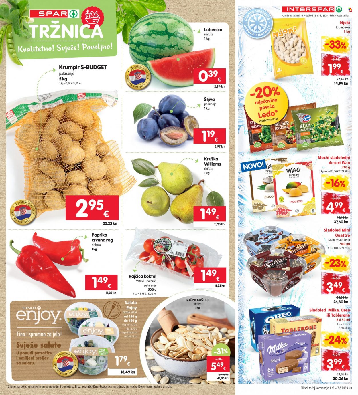 INTERSPAR katalog - 23.08.2023. - 29.08.2023. Stranica 13