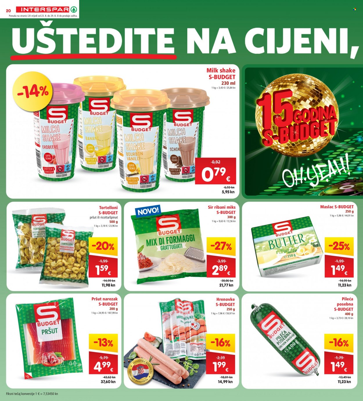 INTERSPAR katalog - 23.08.2023. - 29.08.2023. Stranica 20