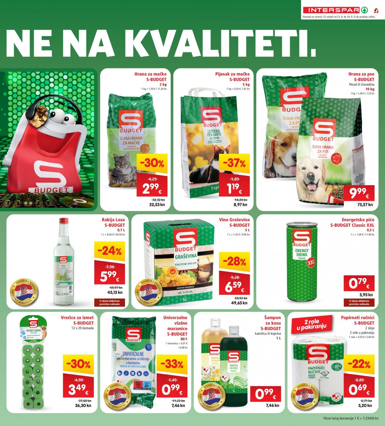 INTERSPAR katalog - 23.08.2023. - 29.08.2023. Stranica 23