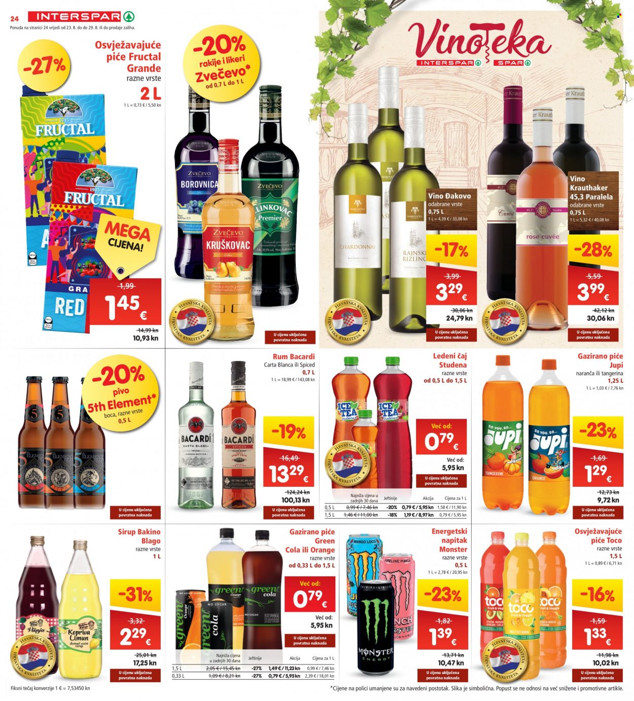 INTERSPAR katalog - 23.08.2023. - 29.08.2023. Stranica 24