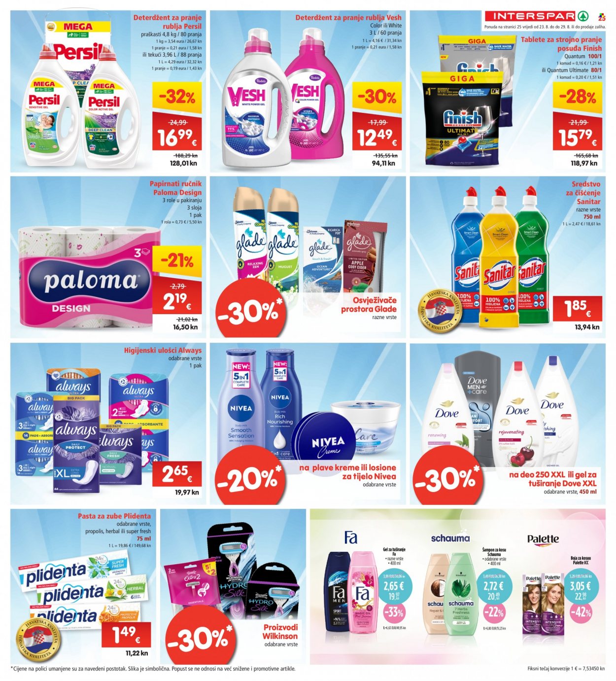 INTERSPAR katalog - 23.08.2023. - 29.08.2023. Stranica 25
