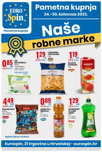 Eurospin katalog - 24.08.2023. - 30.08.2023.