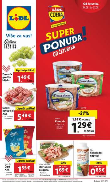 Lidl katalog - 24.08.2023. - 27.08.2023.