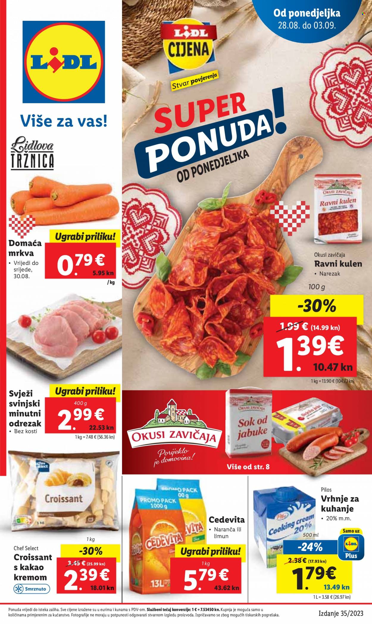 Lidl katalog - 28.08.2023. - 03.09.2023. Stranica 1