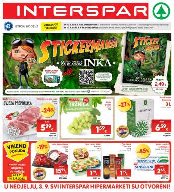 INTERSPAR katalog - 30.08.2023. - 05.09.2023.