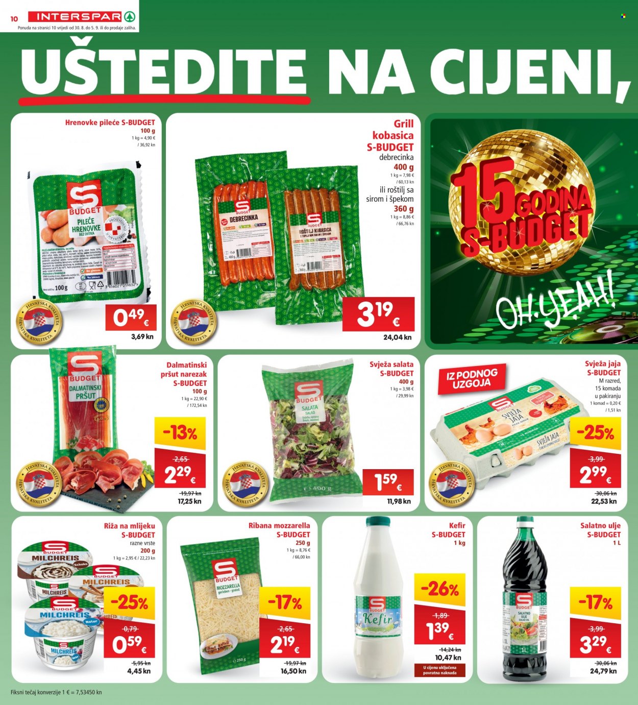 INTERSPAR katalog - 30.08.2023. - 05.09.2023. Stranica 10