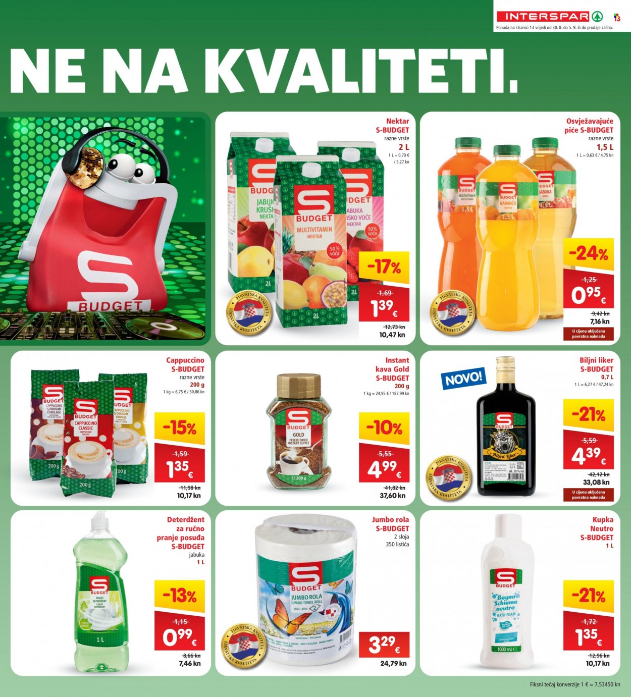 INTERSPAR katalog - 30.08.2023. - 05.09.2023. Stranica 13
