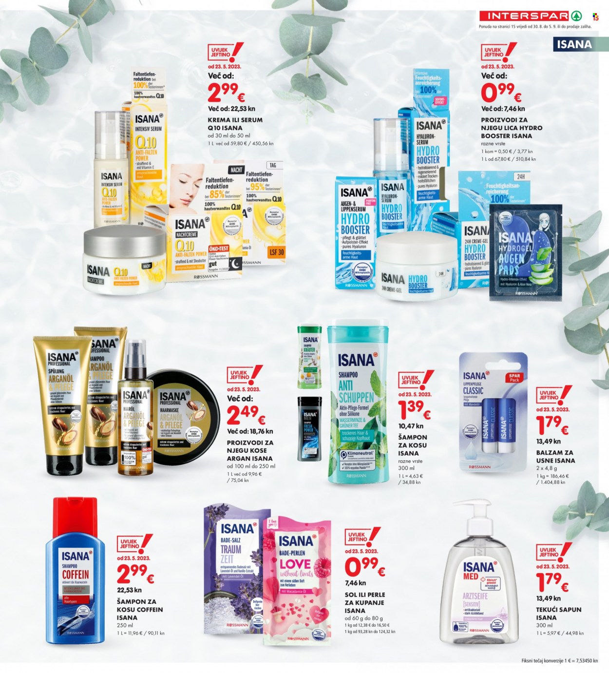 INTERSPAR katalog - 30.08.2023. - 05.09.2023. Stranica 15