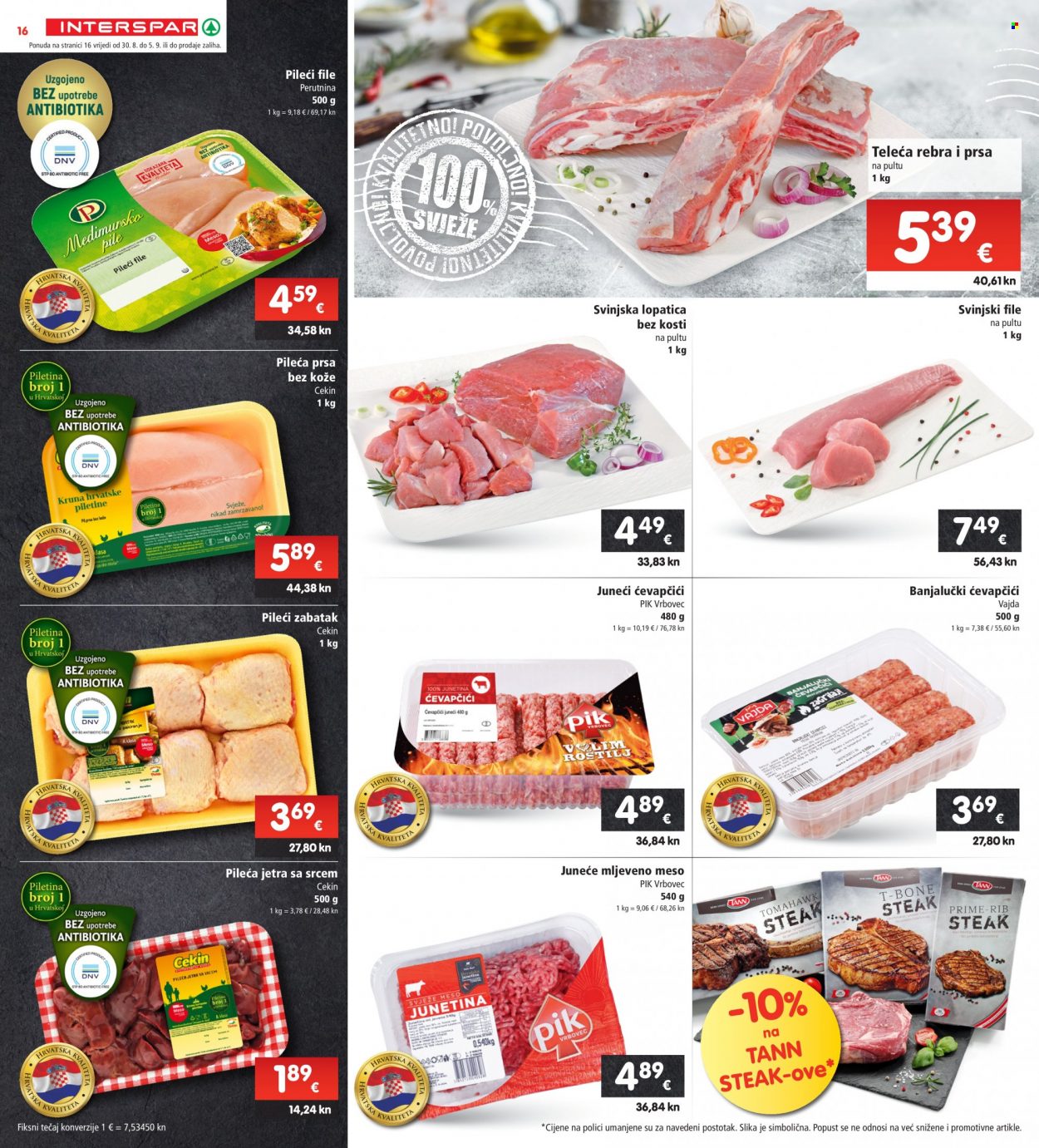 INTERSPAR katalog - 30.08.2023. - 05.09.2023. Stranica 16