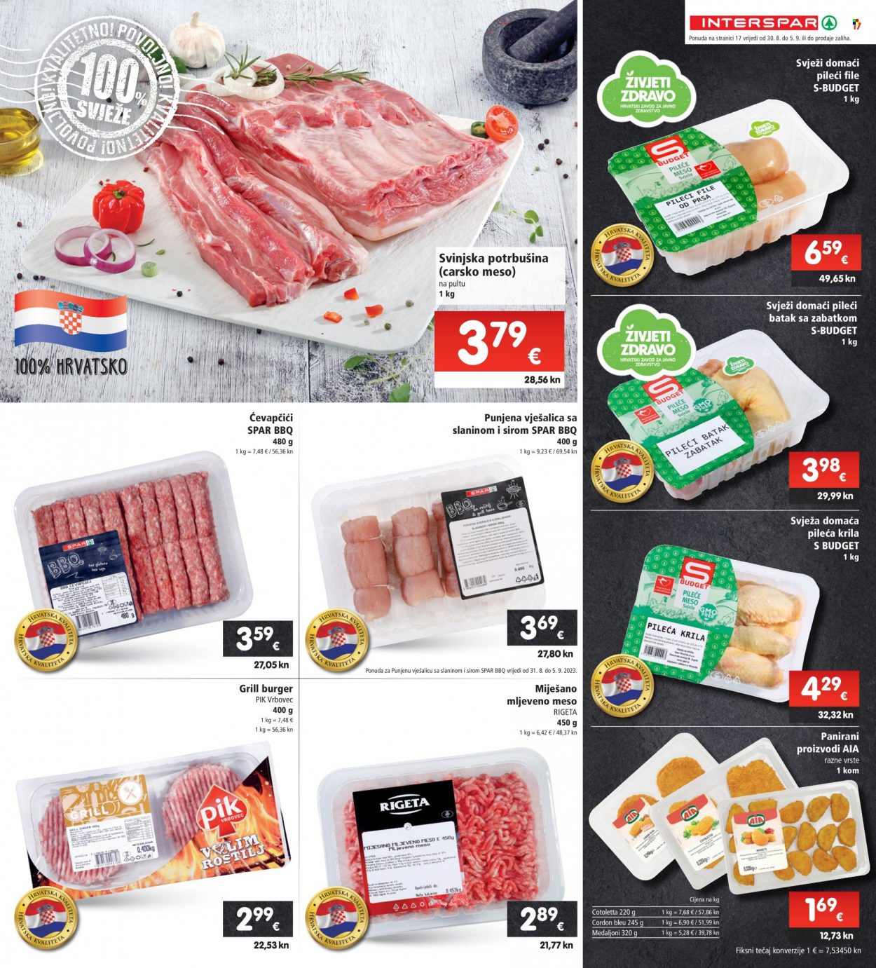INTERSPAR katalog - 30.08.2023. - 05.09.2023. Stranica 17