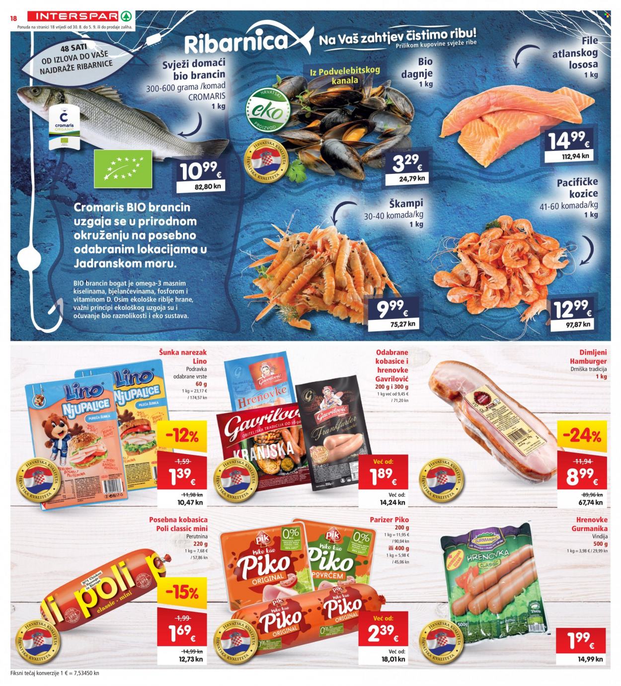 INTERSPAR katalog - 30.08.2023. - 05.09.2023. Stranica 18