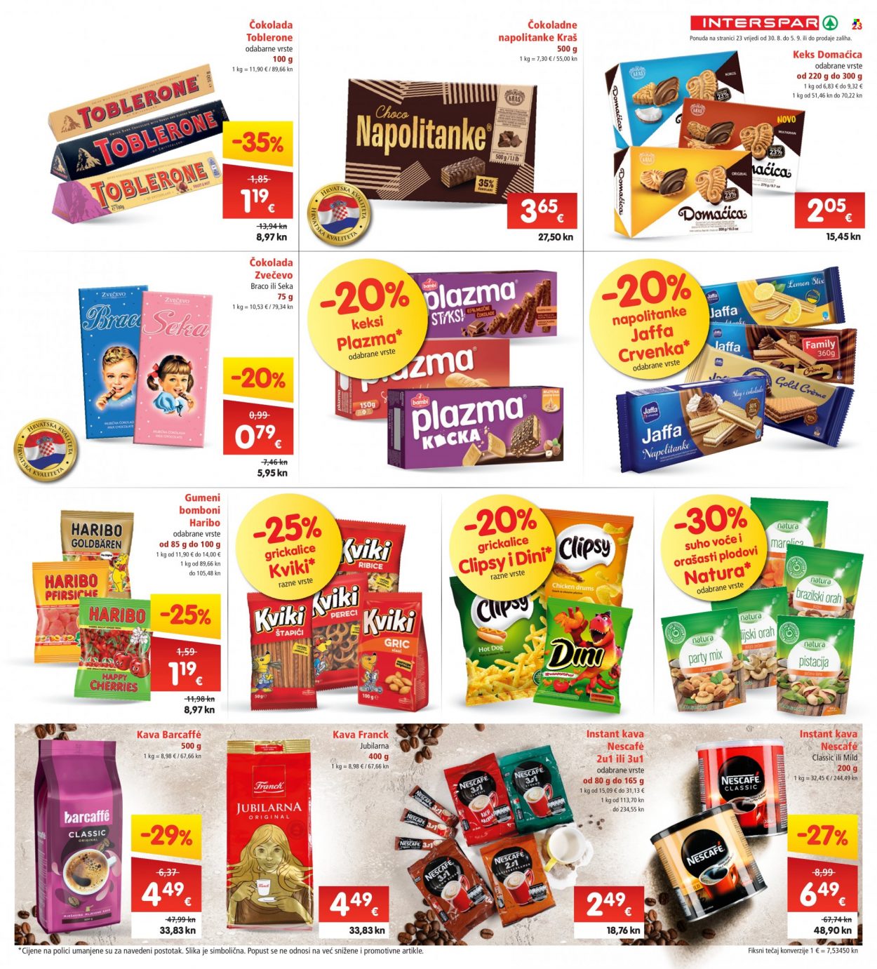 INTERSPAR katalog - 30.08.2023. - 05.09.2023. Stranica 23