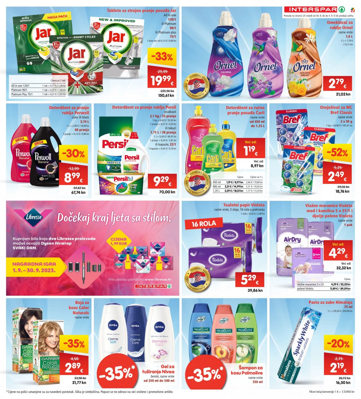INTERSPAR katalog - 30.08.2023. - 05.09.2023. Stranica 25