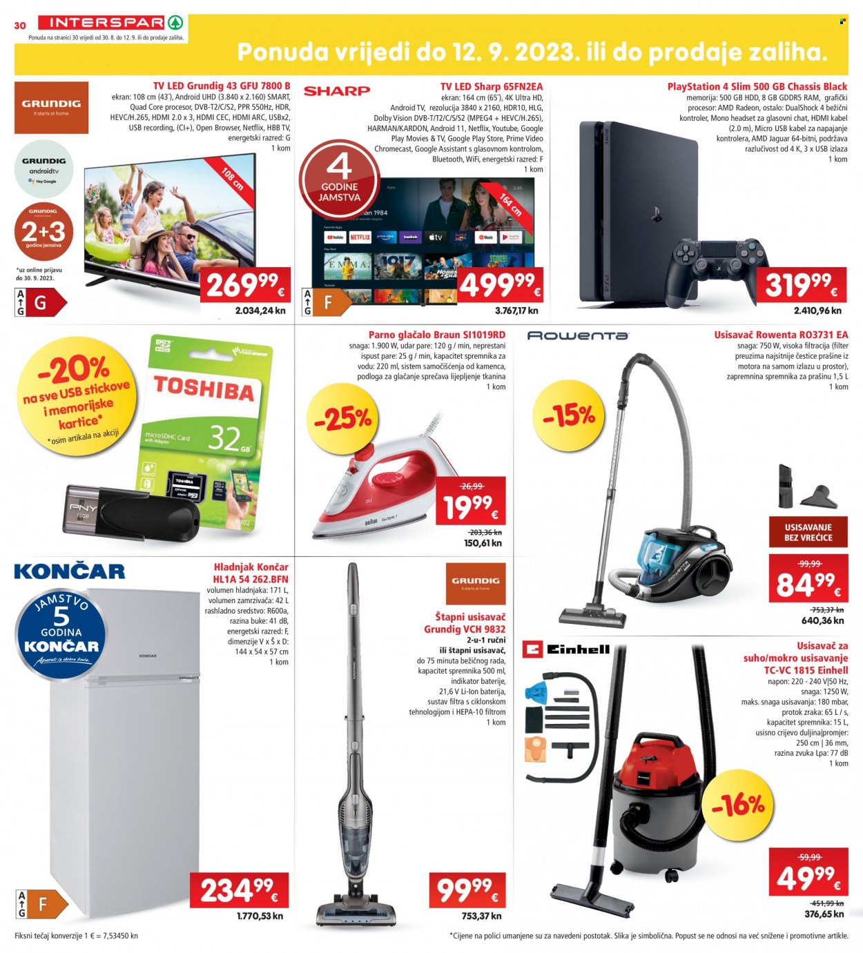 INTERSPAR katalog - 30.08.2023. - 05.09.2023. Stranica 30