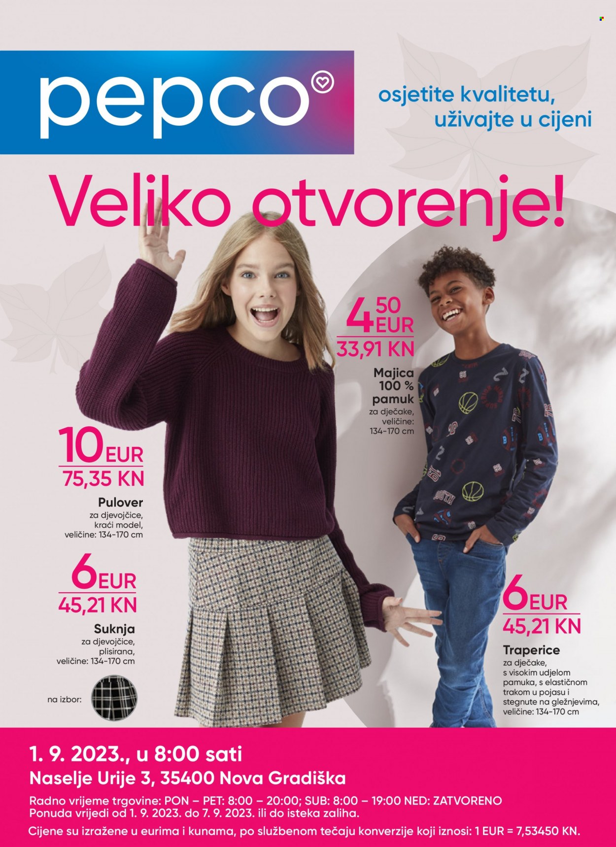 Pepco katalog - 01.09.2023. - 07.09.2023. Stranica 1