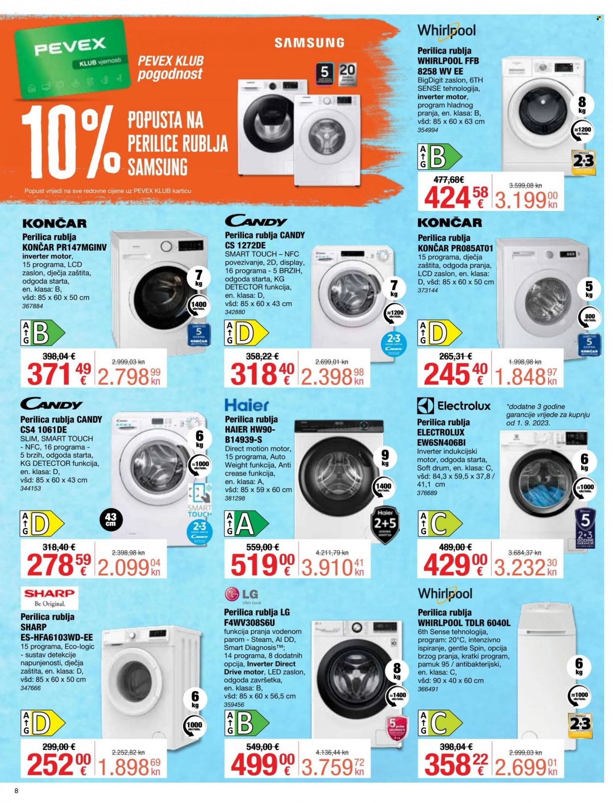 Pevex katalog - 31.08.2023. - 25.09.2023. Stranica 8