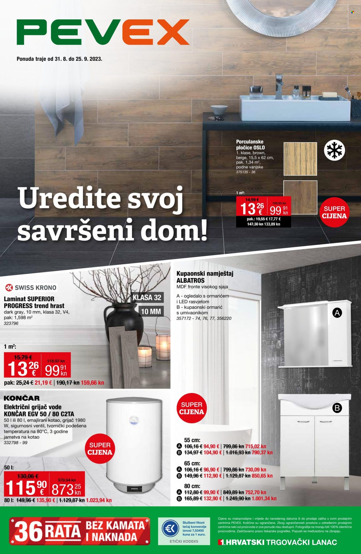 Pevex katalog - 31.08.2023. - 25.09.2023. Stranica 1