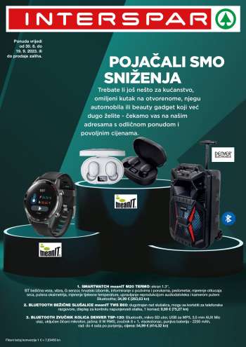 INTERSPAR katalog - 30.08.2023. - 19.09.2023.