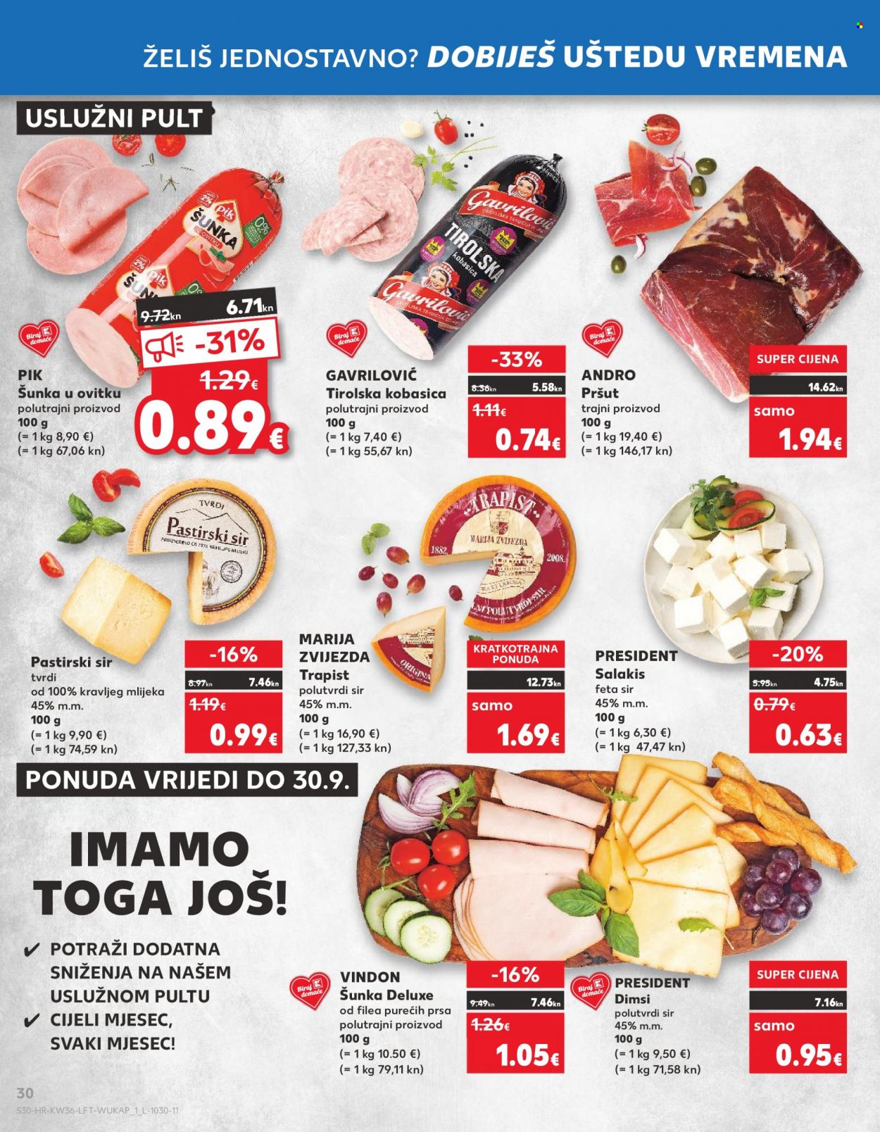 Kaufland katalog - 06.09.2023. - 12.09.2023. Stranica 30