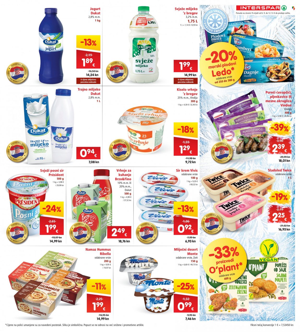 INTERSPAR katalog - 06.09.2023. - 12.09.2023. Stranica 9