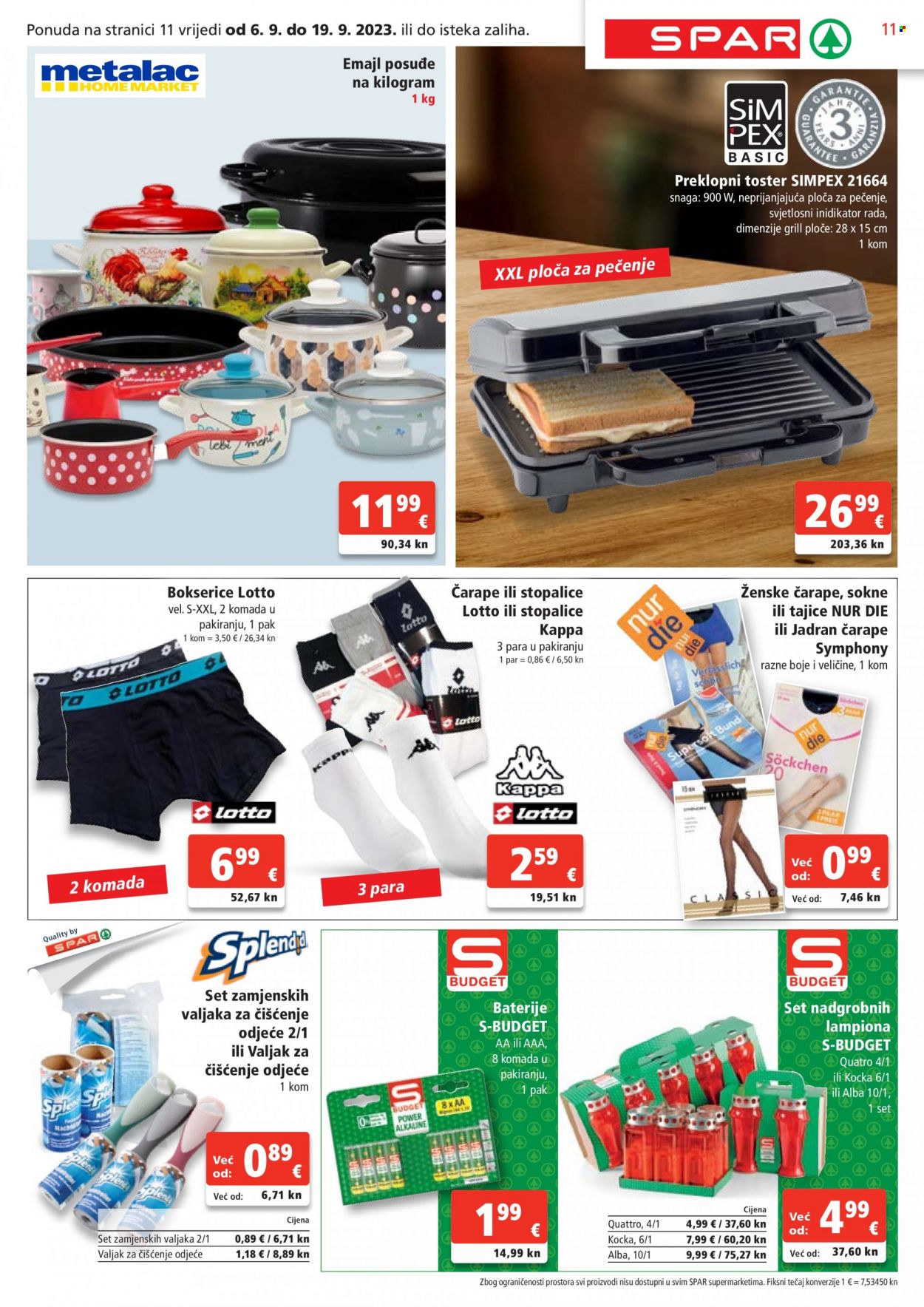 SPAR katalog - 06.09.2023. - 12.09.2023. Stranica 11