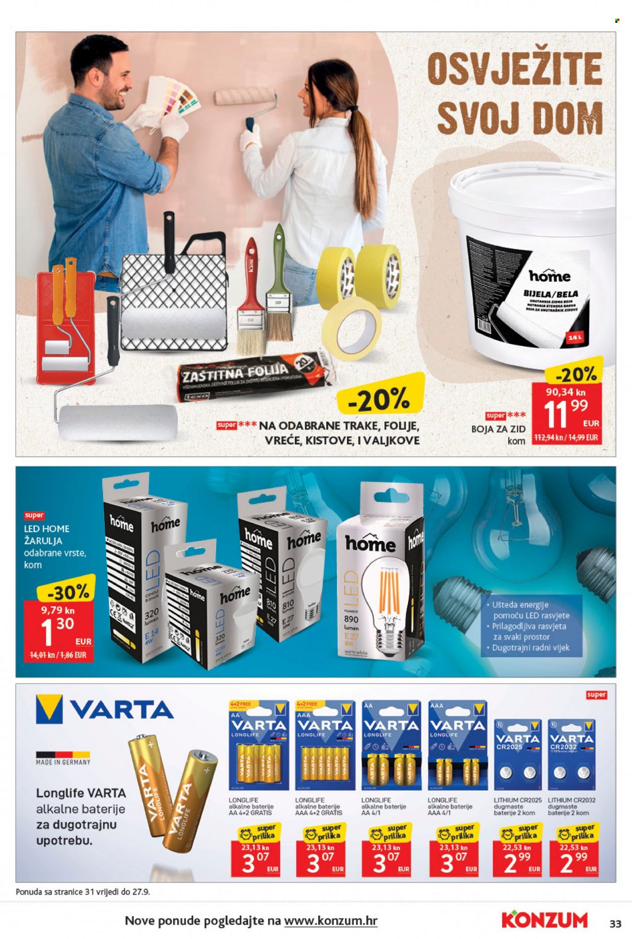 Konzum katalog - 14.09.2023. - 20.09.2023. Stranica 33