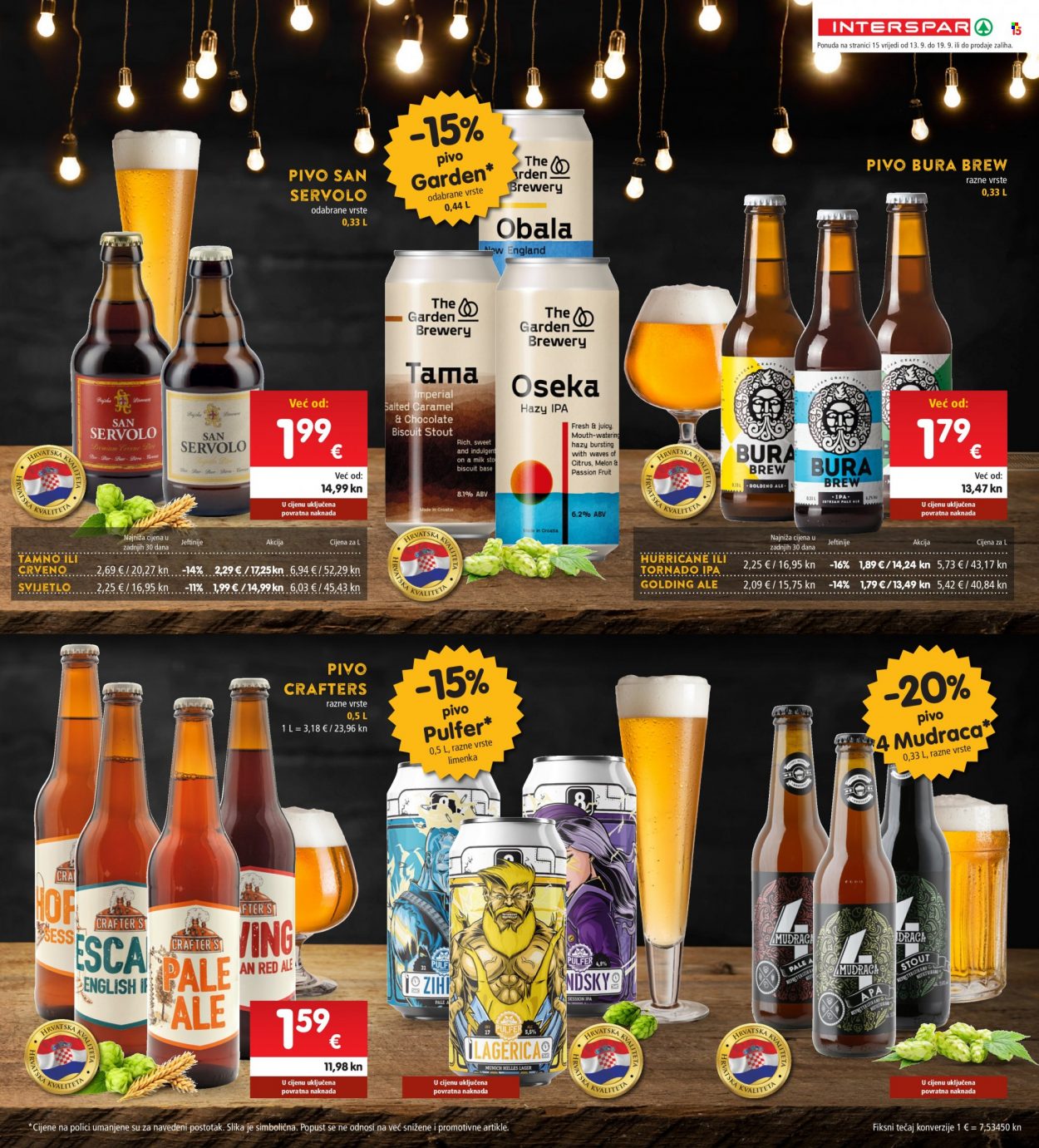 INTERSPAR katalog - 13.09.2023. - 19.09.2023. Stranica 15