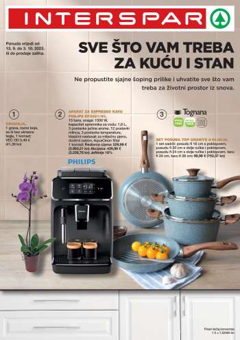 INTERSPAR katalog - 13.09.2023. - 03.10.2023.