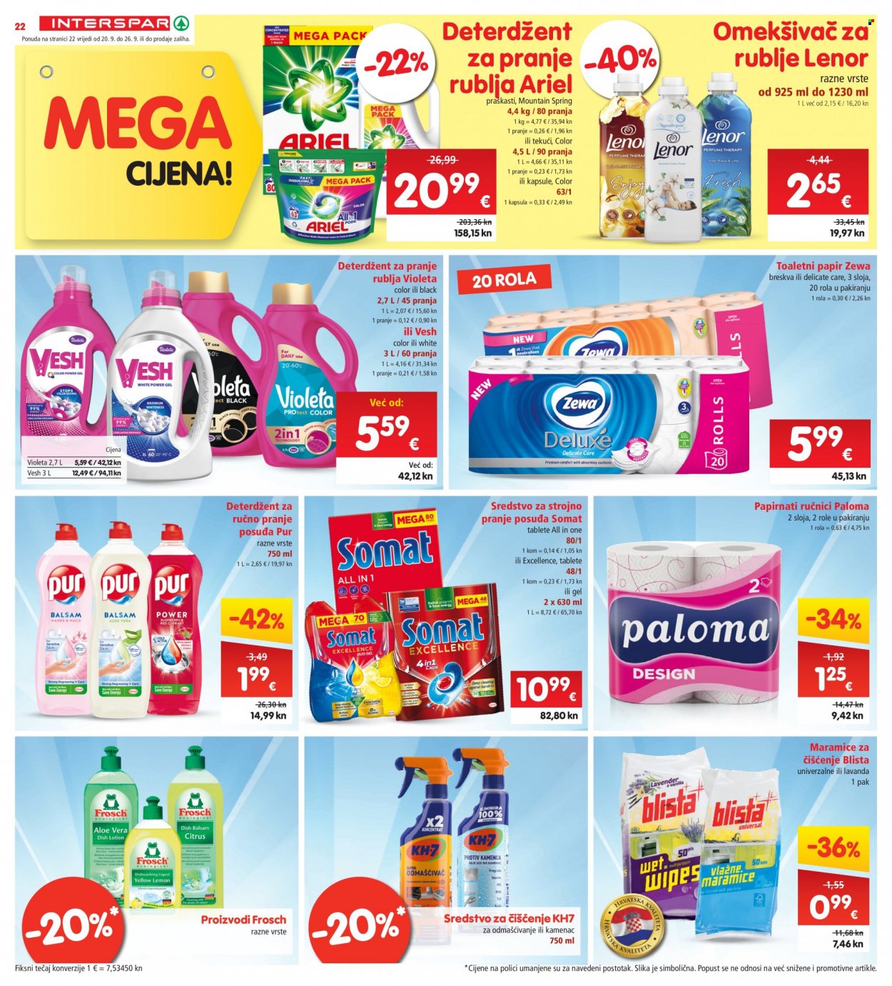 INTERSPAR katalog - 20.09.2023. - 26.09.2023. Stranica 22