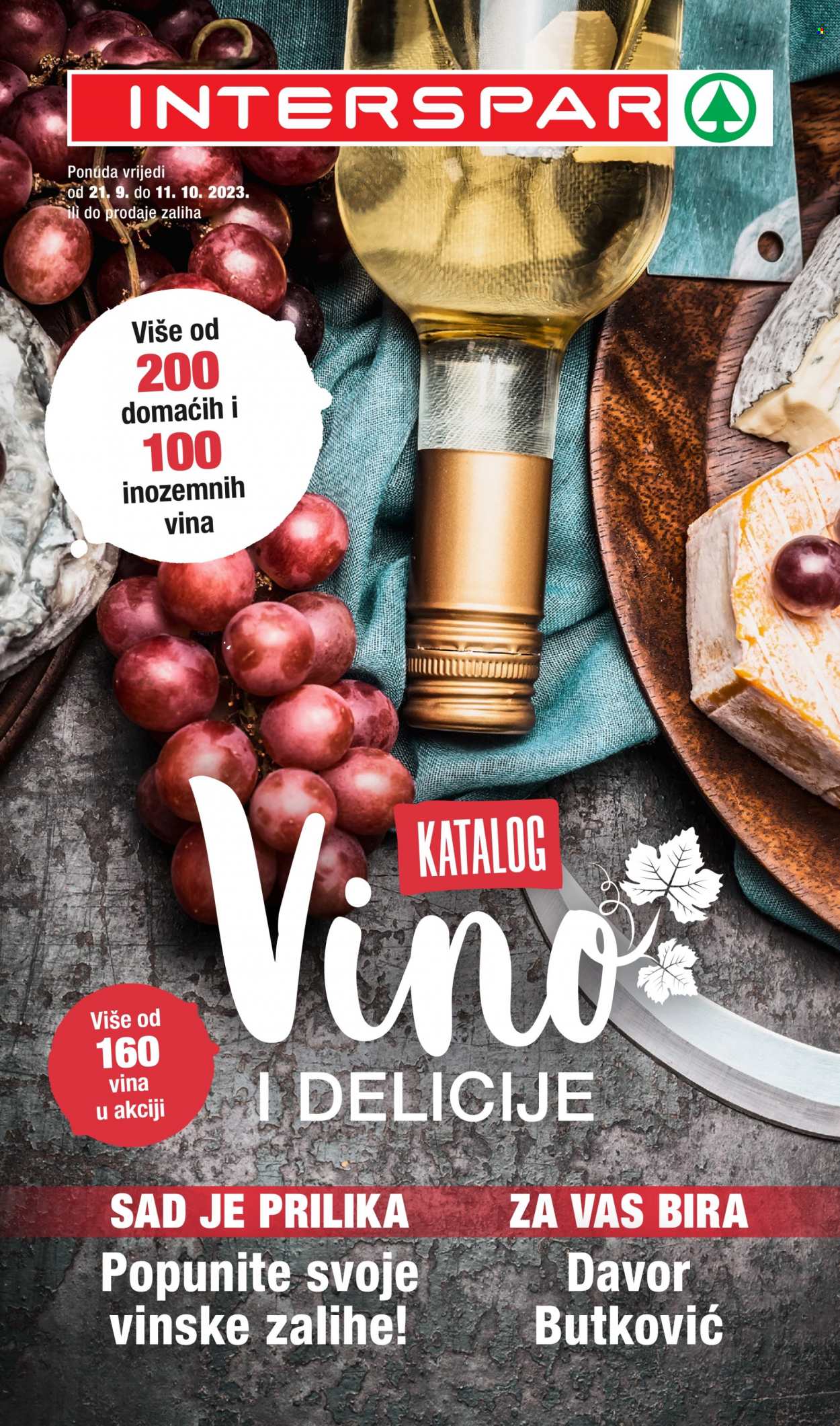 INTERSPAR katalog - 21.09.2023. - 11.10.2023. Stranica 1
