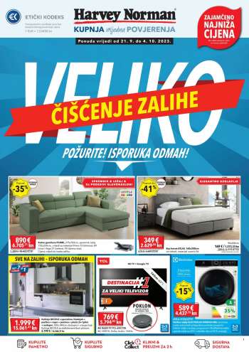 Harvey Norman katalog - 21.09.2023. - 04.10.2023.