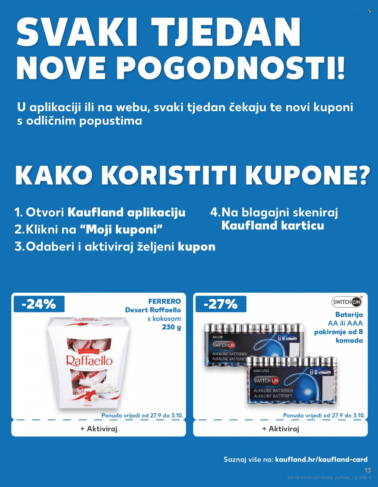 Kaufland katalog - 27.09.2023. - 03.10.2023. Stranica 13